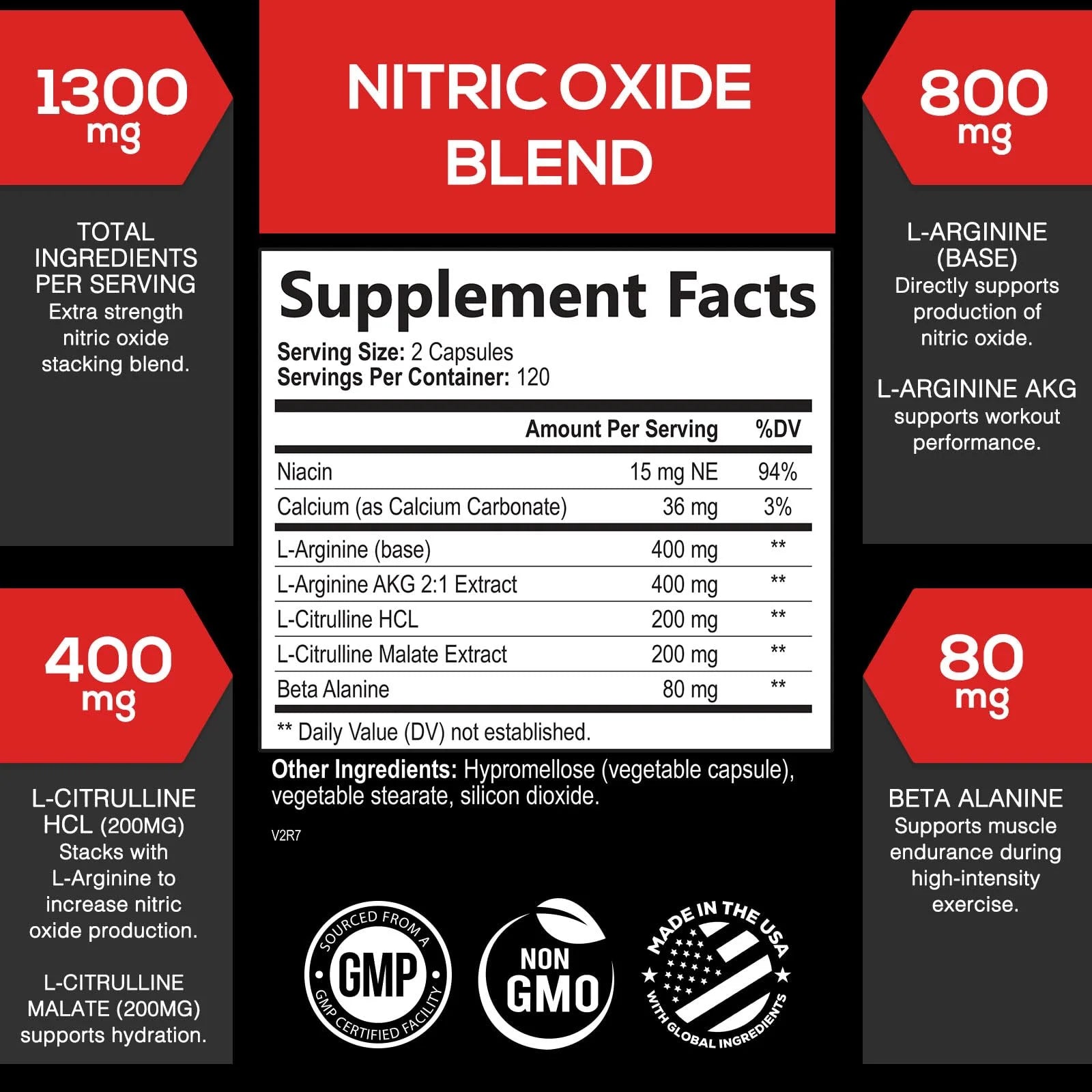 Extra Strength Nitric Oxide Booster 3000Mg - 3X Strength L-Arginine AKG & Citrulline Malate - Premium Nitric Booster Natural Energy, Muscle & Heart Support, Bottled in USA Men & Women - 240 Capsules