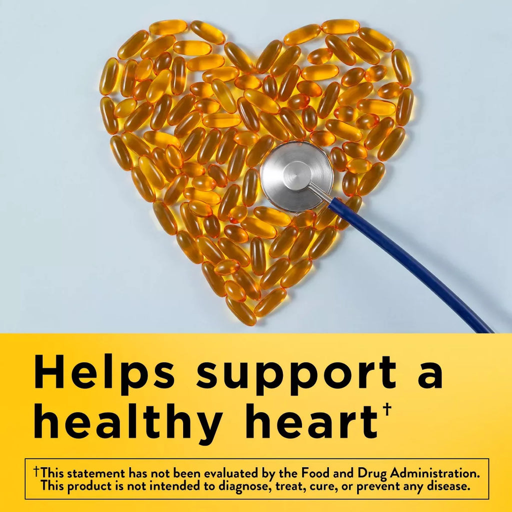 Nature Made Fish Oil Supplements 1200 Mg Omega 3 Supplements for Healthy Heart Support Softgels
