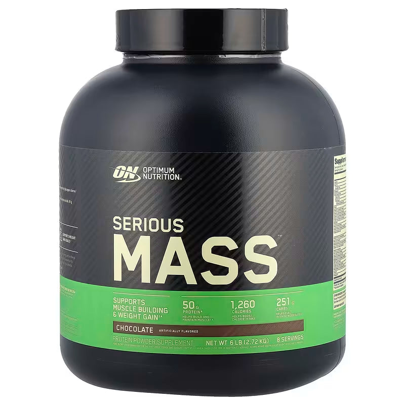 Optimum Nutrition, Serious Mass™, Chocolate, 6 Lb (2.72 Kg)
